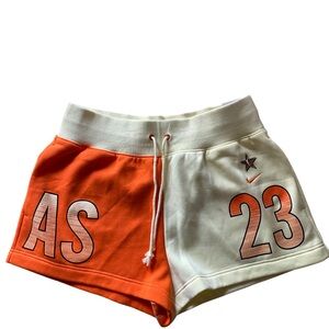 Nike WNBA All-Star 23 Fleece Basketball High-Rise Shorts FD0582-744 Women Large